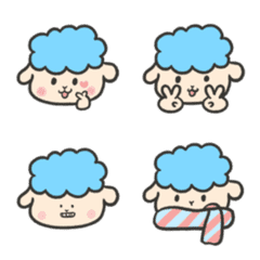 [LINE絵文字] Blue sheep emojiの画像