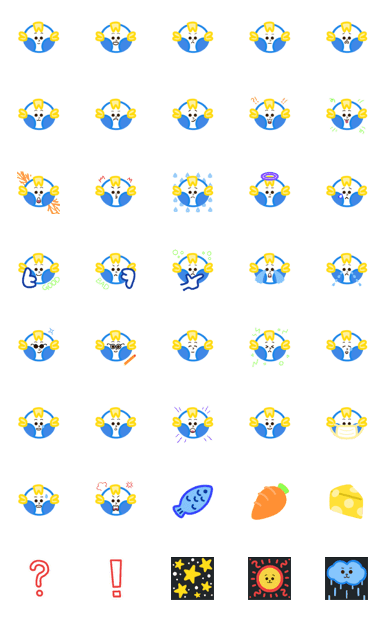 [LINE絵文字]BURUの画像一覧