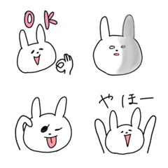 [LINE絵文字] だらだらうさちゃん2の画像