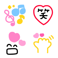 [LINE絵文字] かわいい♡手書き絵文字の画像