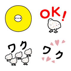 [LINE絵文字] らいちょうさん絵文字 2の画像