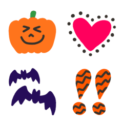 [LINE絵文字] ♥️かわいいハロウィン♥️の画像