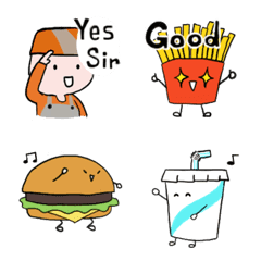 [LINE絵文字] Yummy guysの画像