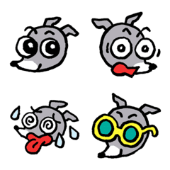 [LINE絵文字] イタグレのブンブンの絵文字です。の画像