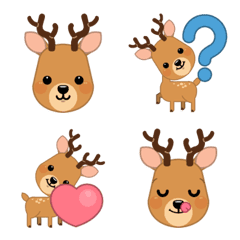 [LINE絵文字] Reindeer Emojiの画像