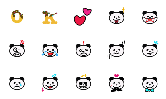 [LINE絵文字]no1pandaの画像一覧