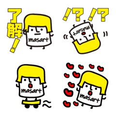 [LINE絵文字] masartキャラ2の画像