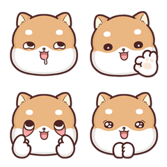 [LINE絵文字] Shiba Inu Pipi Emoji(2)の画像