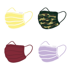 [LINE絵文字] Tag - Colorful Masks for you.の画像