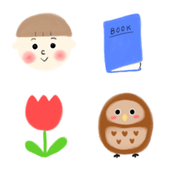 [LINE絵文字] ほのぼのえもじの画像