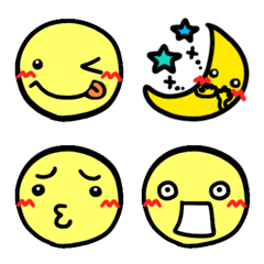[LINE絵文字] ニコちゃん（日常絵文字）の画像