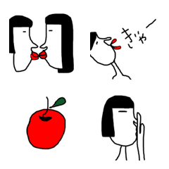 [LINE絵文字] かわいい絵文字7 不細工の画像
