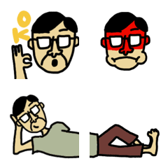 [LINE絵文字] オヤジの絵文字の画像