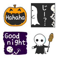 [LINE絵文字] ハロウィン☆絵文字の画像