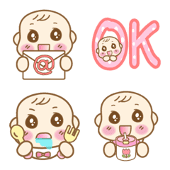 [LINE絵文字] Cute Baby♡（女の子）vol.4の画像