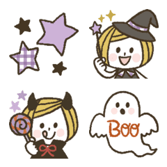 [LINE絵文字] ＊..秋andハロウィンdeボブGIRL..＊の画像