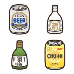 [LINE絵文字] かびえもじ＜家飲み編＞の画像