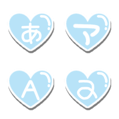 量産型ひらがな英数字ハート♡の絵文字メイン画像