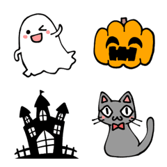 [LINE絵文字] ゆるかわ★ハロウィン絵文字の画像