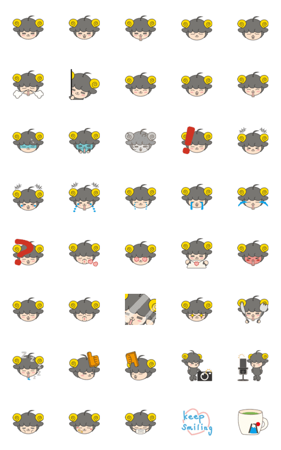 Line絵文字 黒い羊の絵文字 40種類 1円 Line絵文字 黒い羊の絵文字 40種類 1円