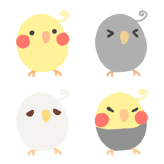 [LINE絵文字] オカメインコの画像