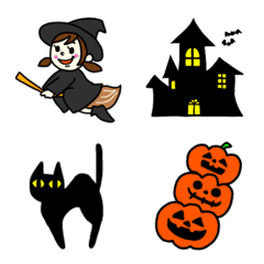 [LINE絵文字] Happy Happy Halloween！ハロウィン絵文字の画像