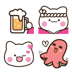 [LINE絵文字] おいしいの がすきな  かわいい さくらの画像