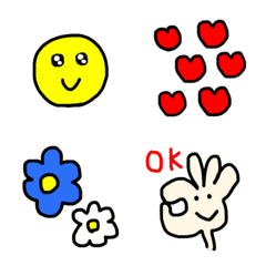 [LINE絵文字] カラフルポップなSmileちゃん♡絵文字の画像