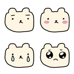ゆる〜いくまさんの絵文字メイン画像