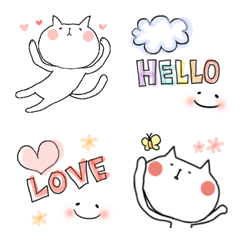 [LINE絵文字] 毎日もちねこサン2の画像