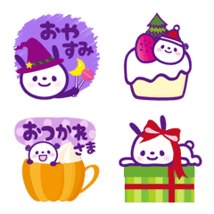 [LINE絵文字] ハロウィン★クリスマス 【秋冬】絵文字の画像