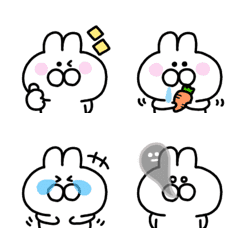 [LINE絵文字] うさっち 絵文字 ②の画像