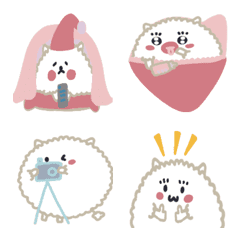 [LINE絵文字] Little Sheep Cotton Candy Daily 2の画像
