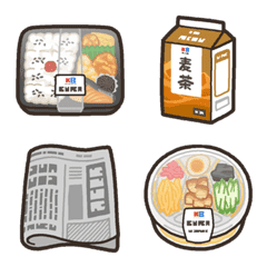 [LINE絵文字] かびえもじ＜コンビニ編3＞の画像