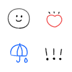 えんぴつ落書きの絵文字メイン画像