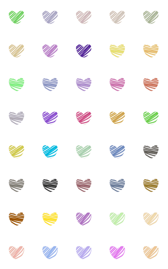[LINE絵文字]Paper Loveの画像一覧