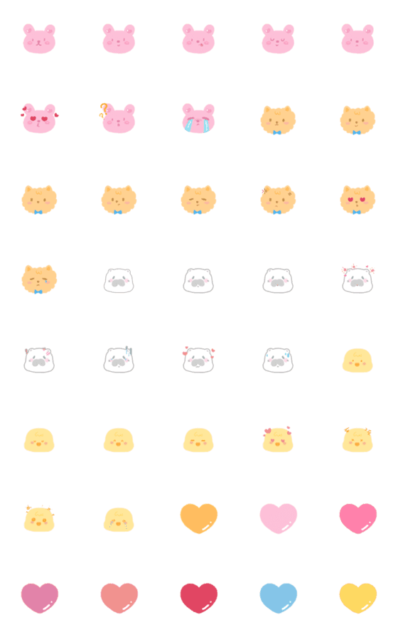 [LINE絵文字]fuu and friendsの画像一覧