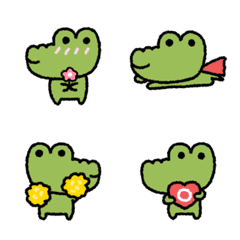 [LINE絵文字] わにくんの画像