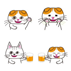 [LINE絵文字] り～ちゃんの毎日使える猫絵文字 2の画像