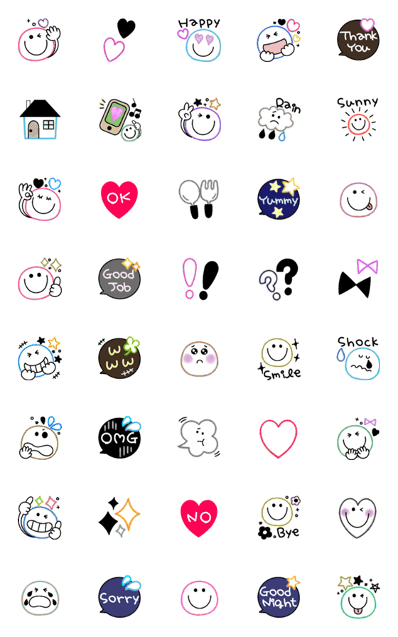 無料でダウンロード ハッピー 顔文字 プロジェクトのpng画像をダウンロードする