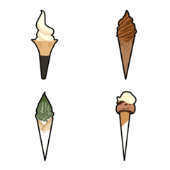 [LINE絵文字] From cup to coneの画像