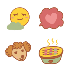 [LINE絵文字] Everyday Emojis: Autumny Cutenessの画像