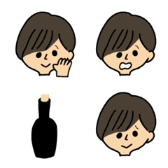 [LINE絵文字] クールって言われるキミの画像