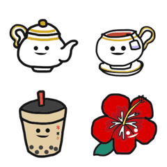 [LINE絵文字] にこにこ紅茶の画像