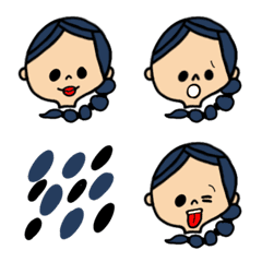 [LINE絵文字] タマネギヘアーなキミの画像