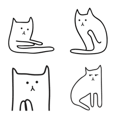 [LINE絵文字] Shiro San: Slimy Catの画像