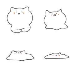 [LINE絵文字] Cat is made of water.の画像