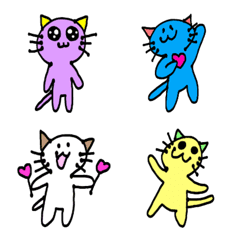 [LINE絵文字] 猫の助太郎さんズ(日常)Emojiの画像