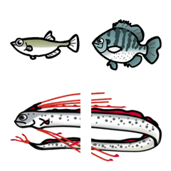 [LINE絵文字] お魚の絵文字 2の画像