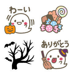 [LINE絵文字] ☆オバケがぷぷぷ☆ハロウィン編の画像